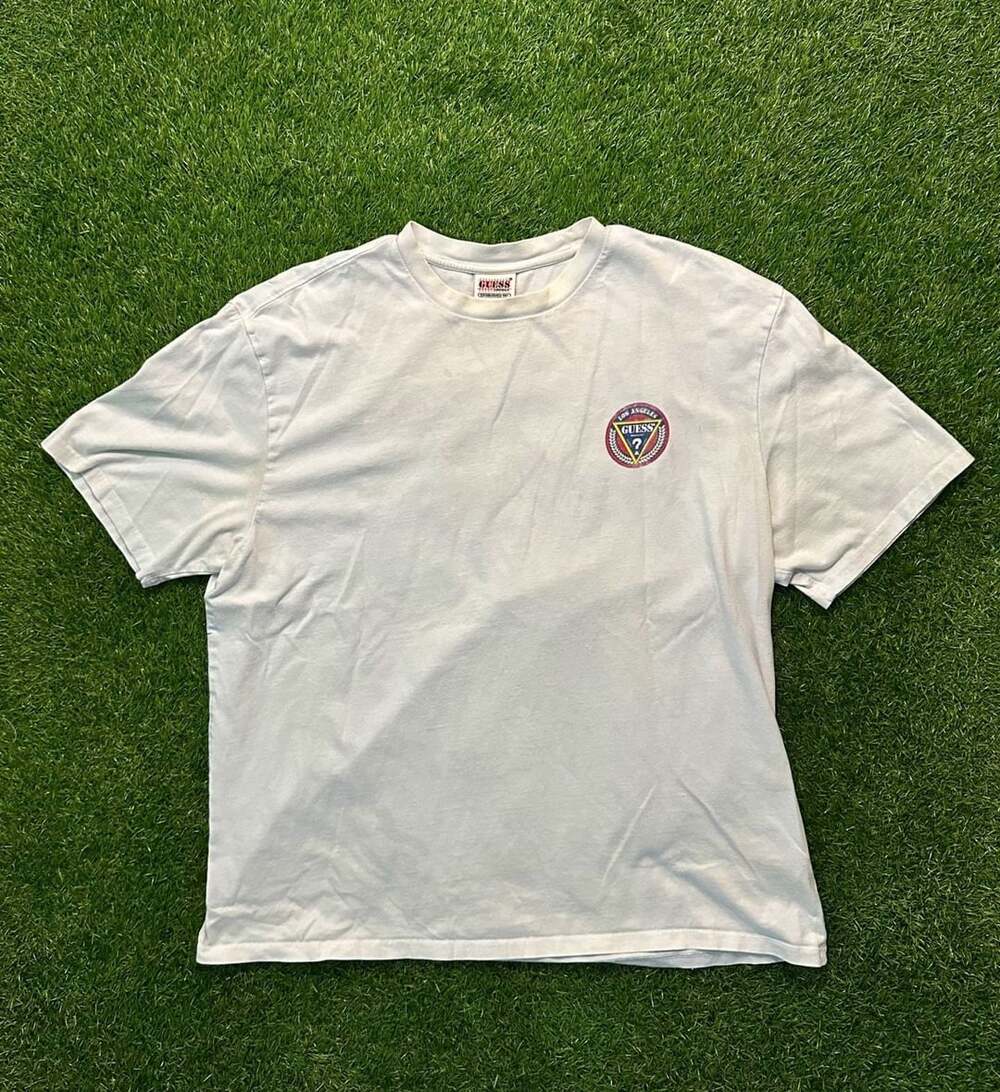 Guess Originals Los Angeles White Graphic T-Shirt - Picture 3 of 5